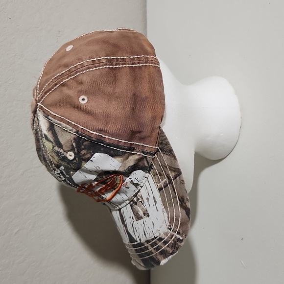 Paramont Outdoors Hat Team Realtree Camo Distressed Rounded Brim 86 - Picture 5 of 14